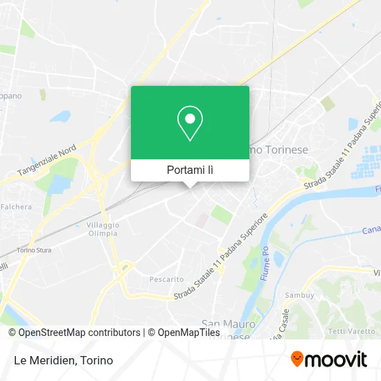 Mappa Le Meridien