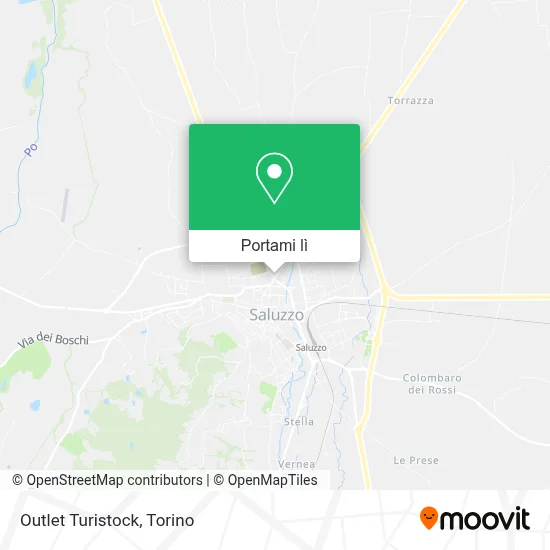 Mappa Outlet Turistock