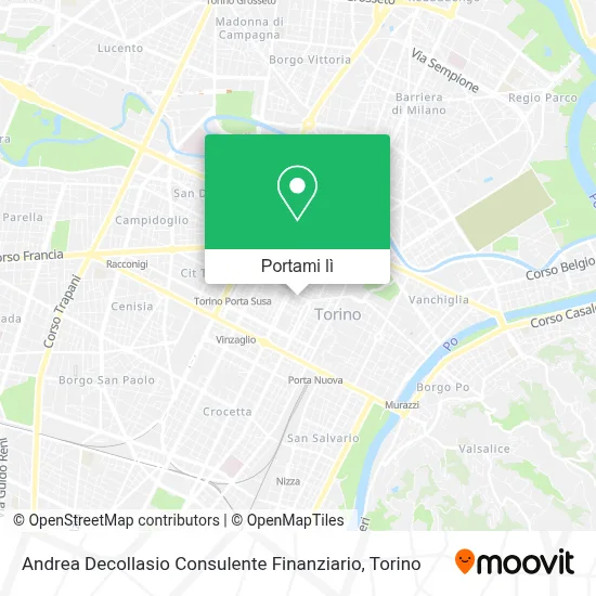 Mappa Andrea Decollasio Consulente Finanziario