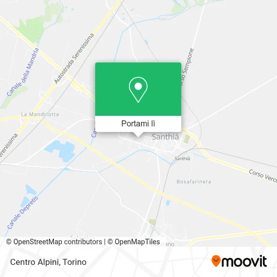 Mappa Centro Alpini