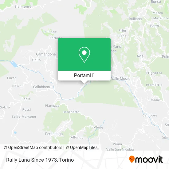 Mappa Rally Lana Since 1973