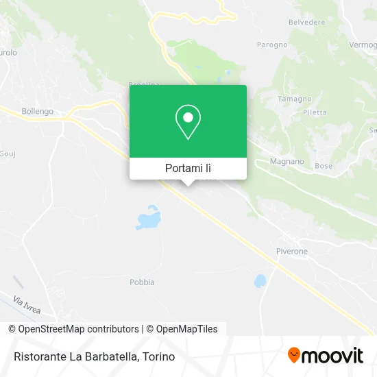 Mappa Ristorante La Barbatella