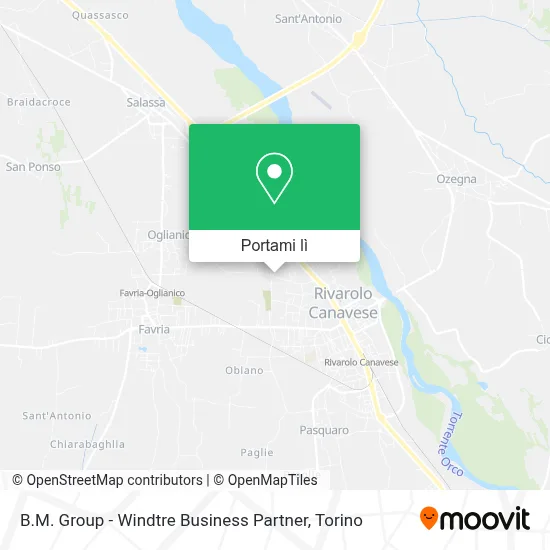 Mappa B.M. Group - Windtre Business Partner