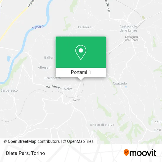 Mappa Dieta Pars