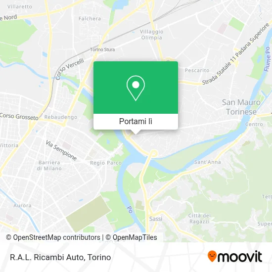 Mappa R.A.L. Ricambi Auto