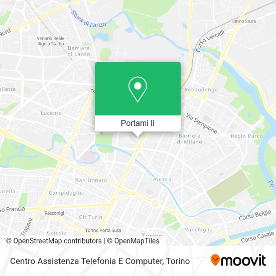 Mappa Centro Assistenza Telefonia E Computer