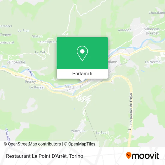 Mappa Restaurant Le Point D'Arrêt