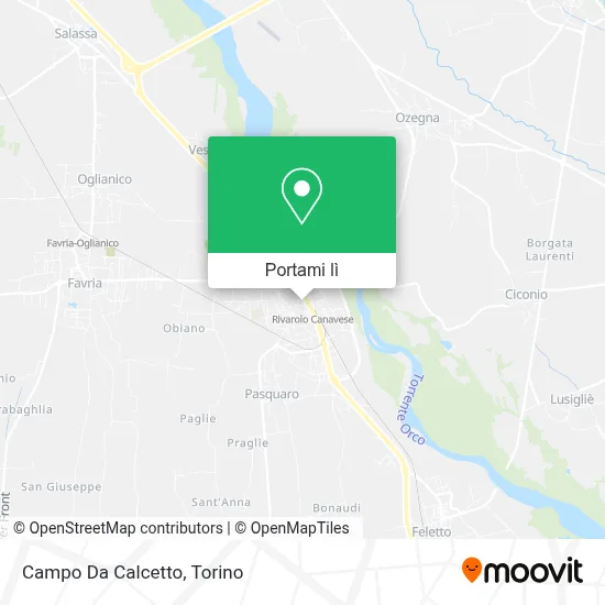 Mappa Campo Da Calcetto