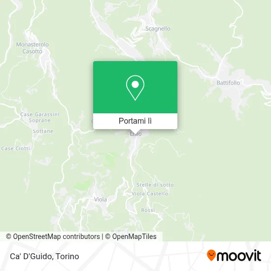 Mappa Ca' D'Guido