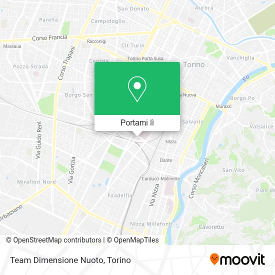 Mappa Team Dimensione Nuoto