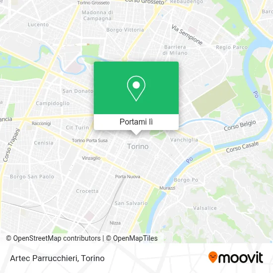 Mappa Artec Parrucchieri