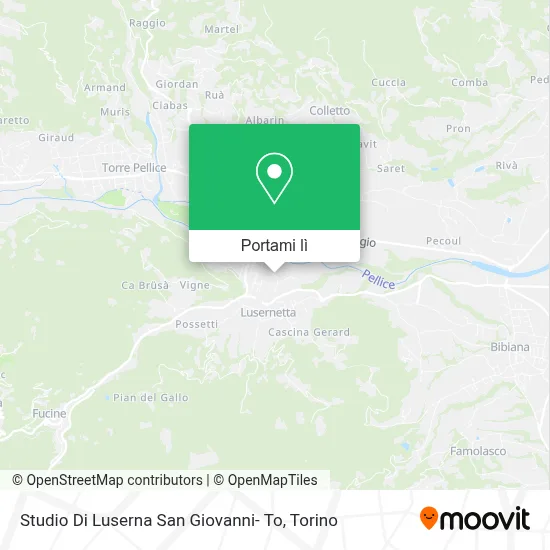 Mappa Studio Di Luserna San Giovanni- To