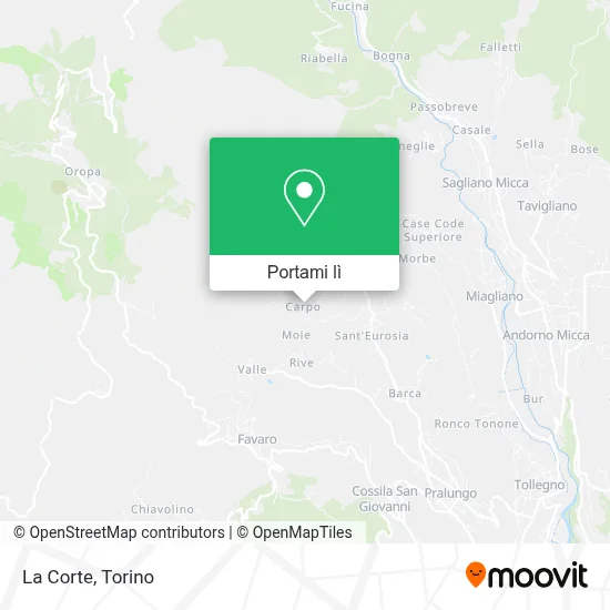 Mappa La Corte