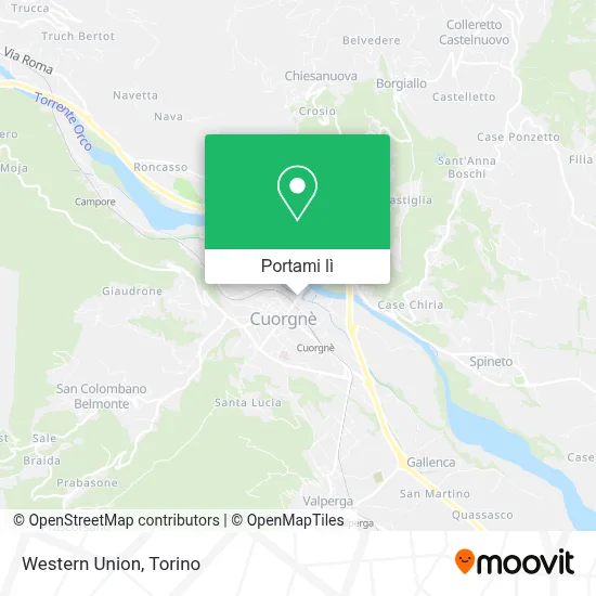 Mappa Western Union
