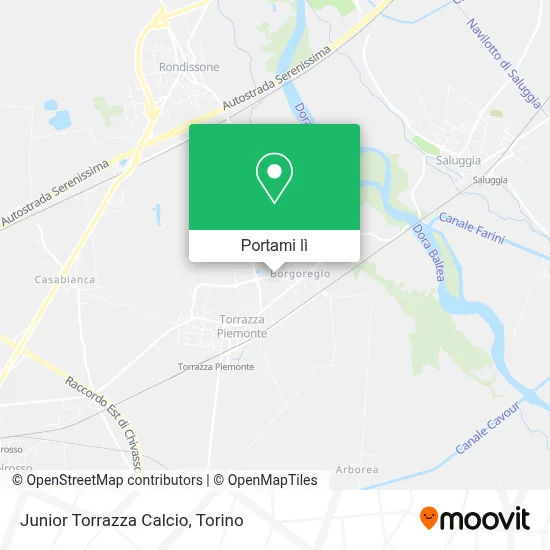 Mappa Junior Torrazza Calcio