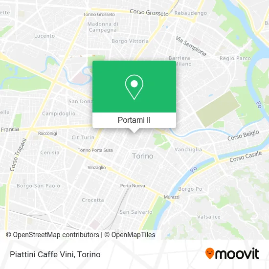 Mappa Piattini Caffe Vini