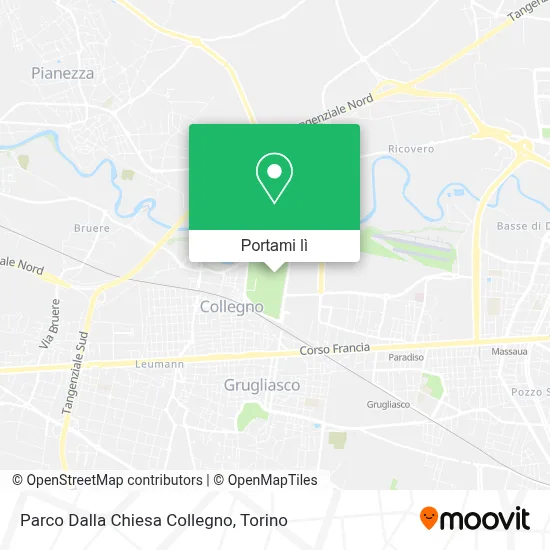 Mappa Parco Dalla Chiesa Collegno
