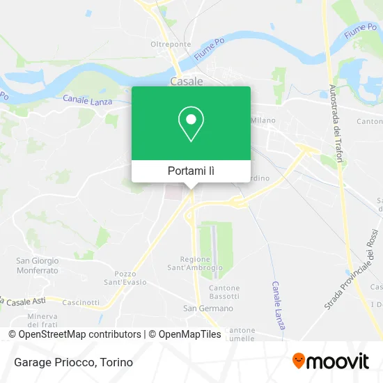 Mappa Garage Priocco