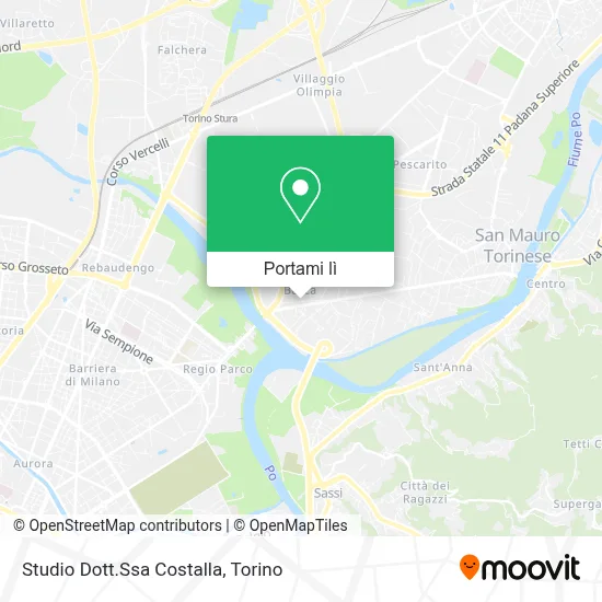 Mappa Studio Dott.Ssa Costalla