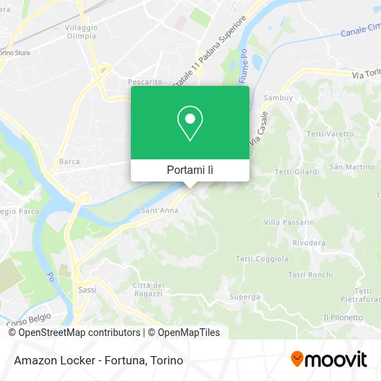 Mappa Amazon Locker - Fortuna