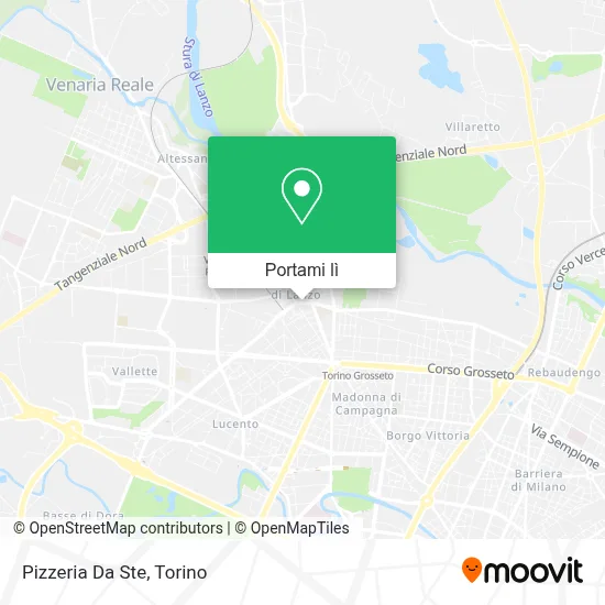Mappa Pizzeria Da Ste
