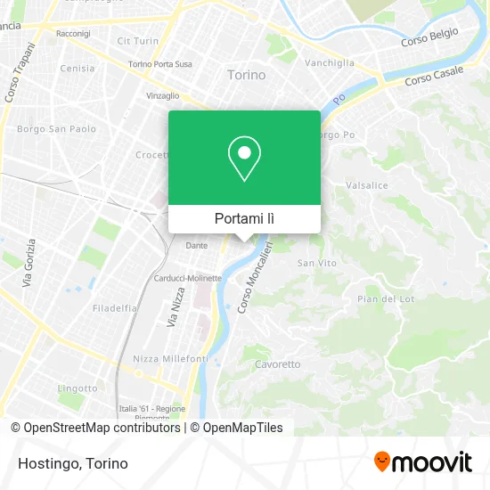 Mappa Hostingo