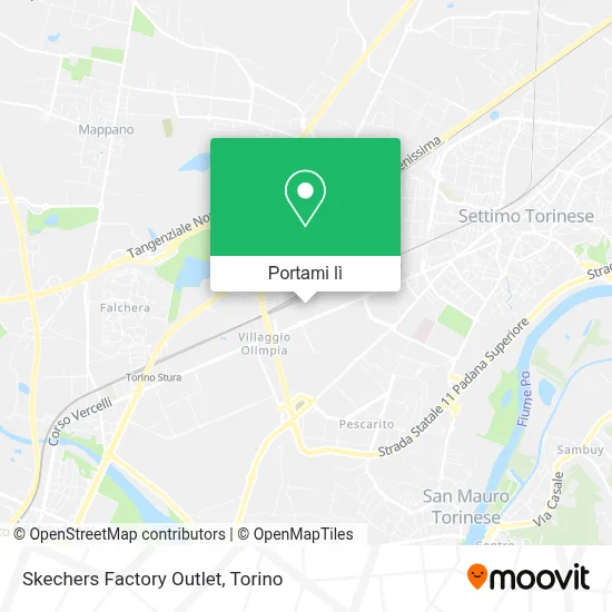 Mappa Skechers Factory Outlet
