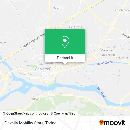 Mappa Drivalia Mobility Store