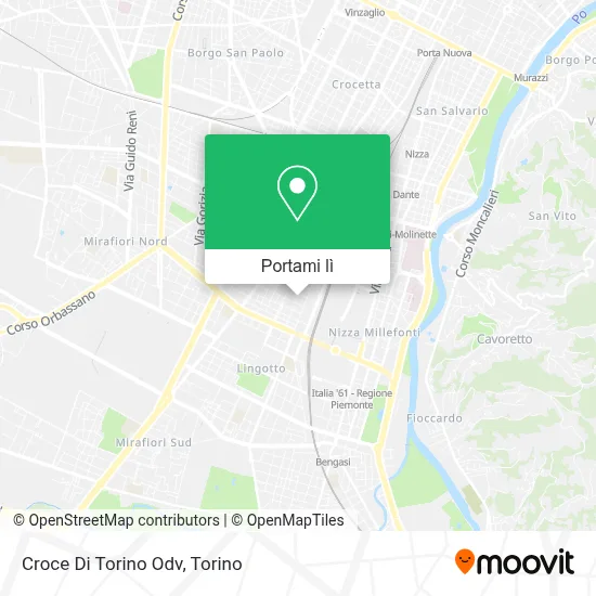 Mappa Croce Di Torino Odv