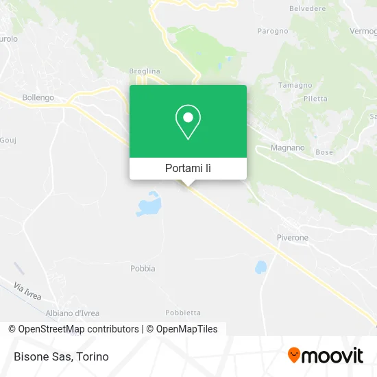 Mappa Bisone Sas