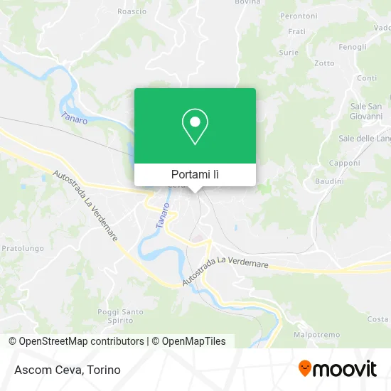 Mappa Ascom Ceva