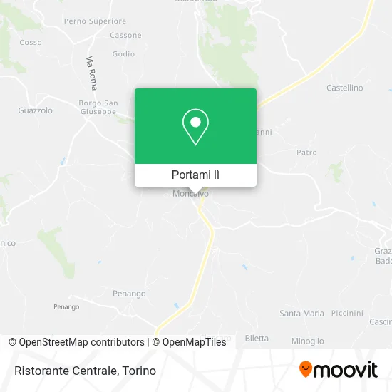 Mappa Ristorante Centrale