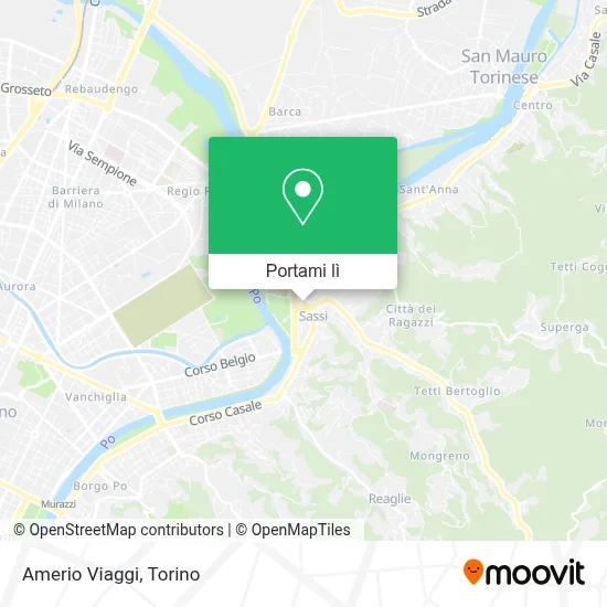 Mappa Amerio Viaggi