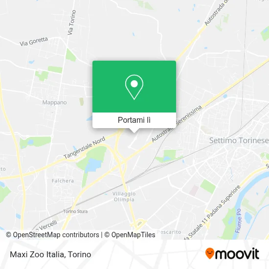 Mappa Maxi Zoo Italia