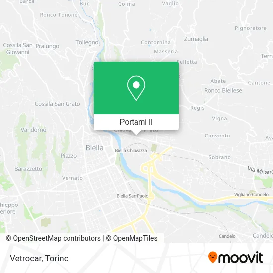 Mappa Vetrocar