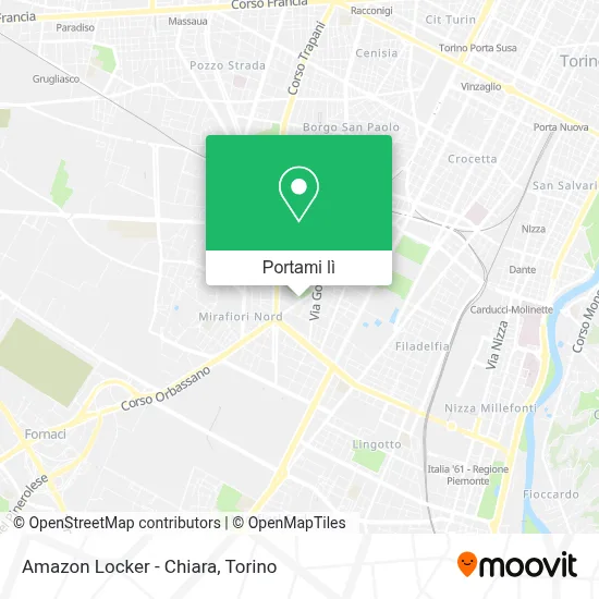 Mappa Amazon Locker - Chiara