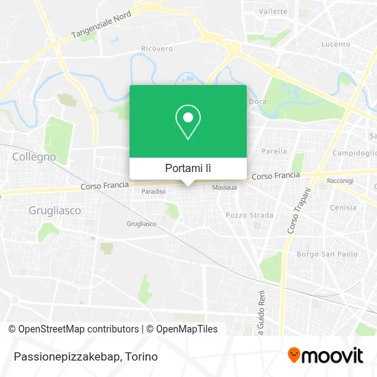 Mappa Passionepizzakebap