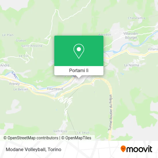 Mappa Modane Volleyball