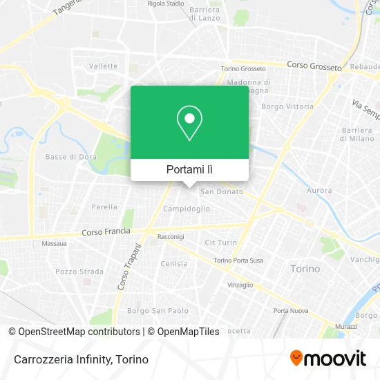 Mappa Carrozzeria Infinity