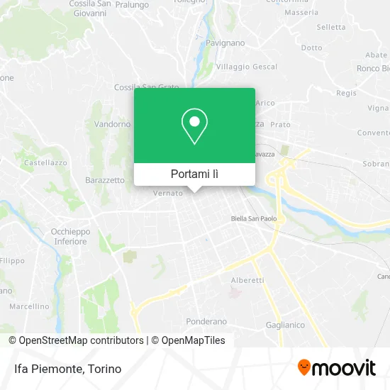 Mappa Ifa Piemonte