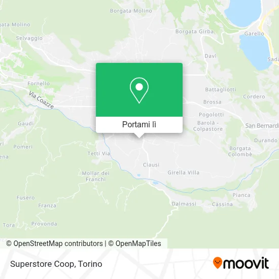 Mappa Superstore Coop