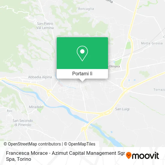 Mappa Francesca Morace - Azimut Capital Management Sgr Spa
