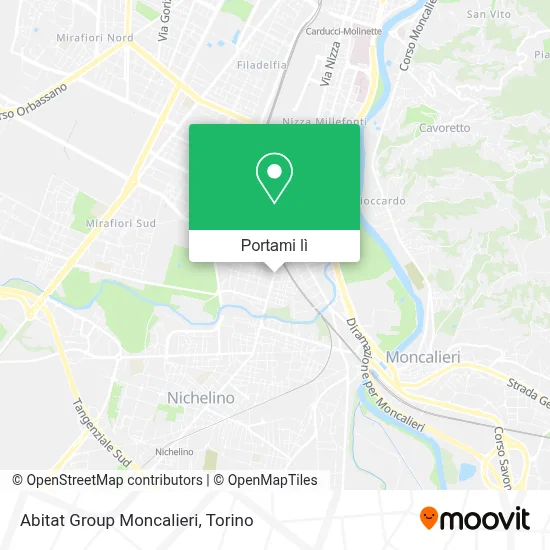 Mappa Abitat Group Moncalieri