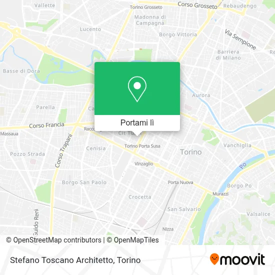 Mappa Stefano Toscano Architetto