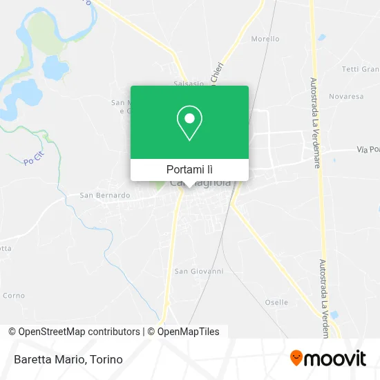 Mappa Baretta Mario