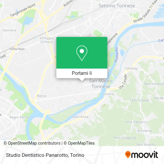 Mappa Studio Dentistico Panarotto