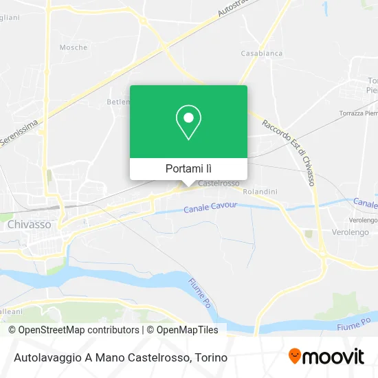 Mappa Autolavaggio A Mano Castelrosso