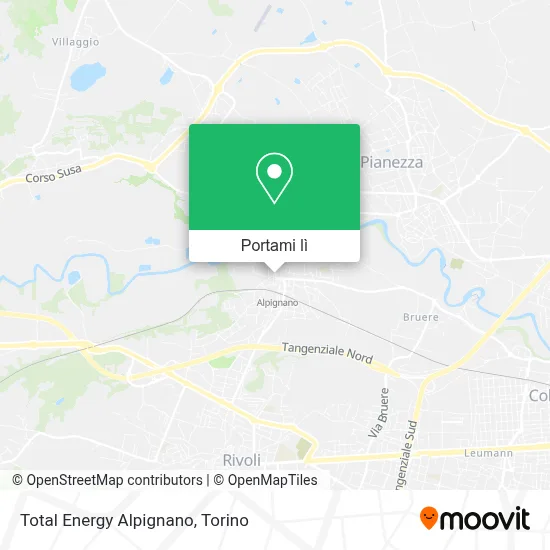 Mappa Total Energy Alpignano