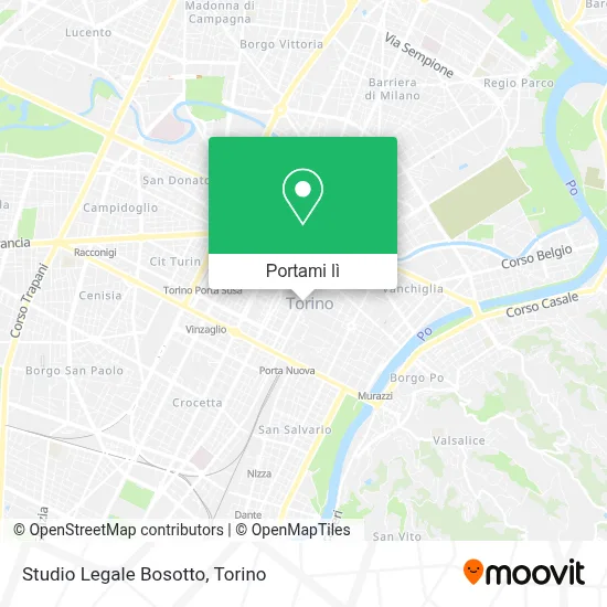 Mappa Studio Legale Bosotto