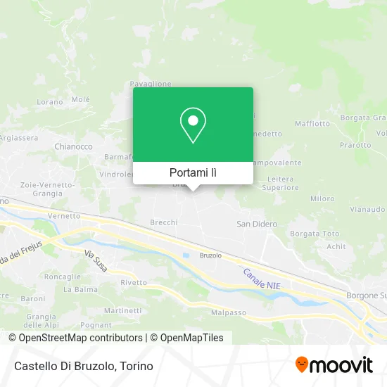 Mappa Castello Di Bruzolo